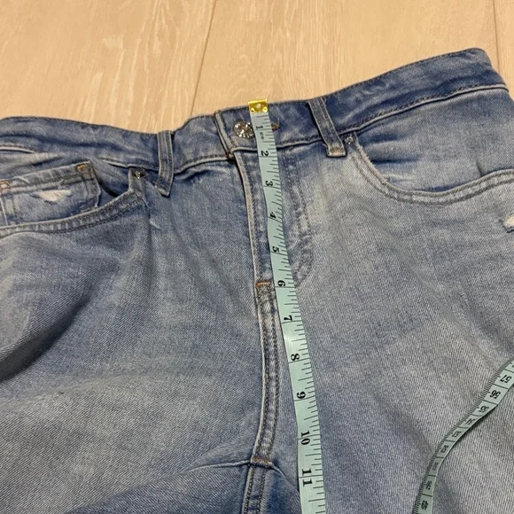 Express Light Blue 90’s Ankle Boot Mid Rise Jeans - Picture 8 of 11